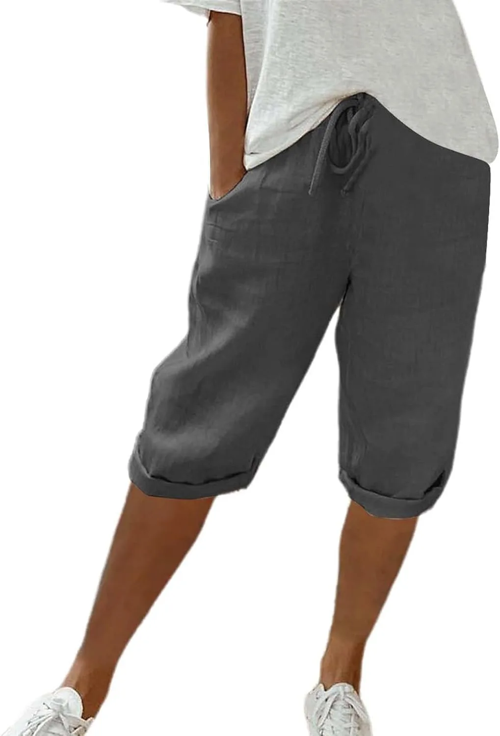 

Женские джинсы Capri черные LCMTWX