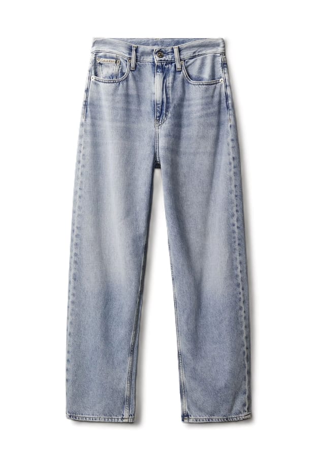 

Джинсы «бочка» с пятью карманами Calvin Klein Jeans, синий
