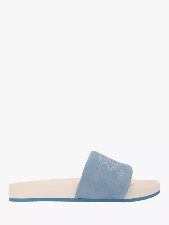 Сандалии Script Slider, сине-белые Kurt Geiger London