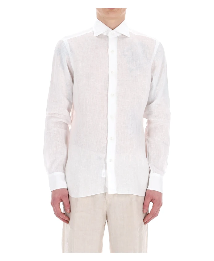 

Белая льняная рубашка Dandylife Barba, белый