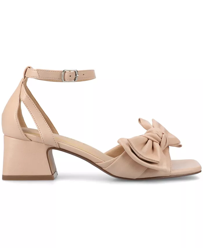Женские босоножки Zevi Block Heel на платформе Journee Collection, розовый — фото 2