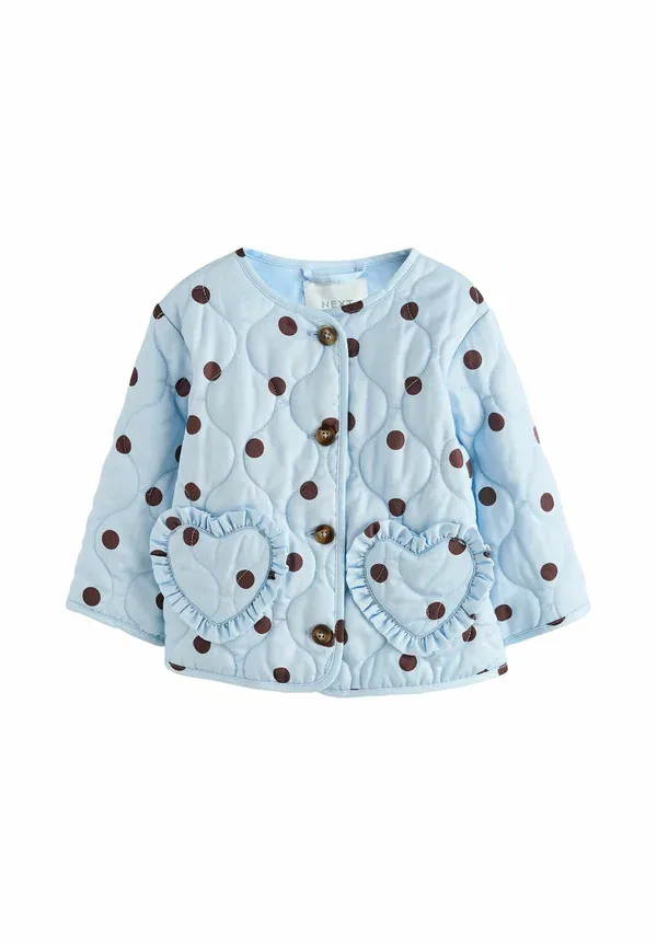 Куртка Regular fit, Next, light jacket, синий в крапинку