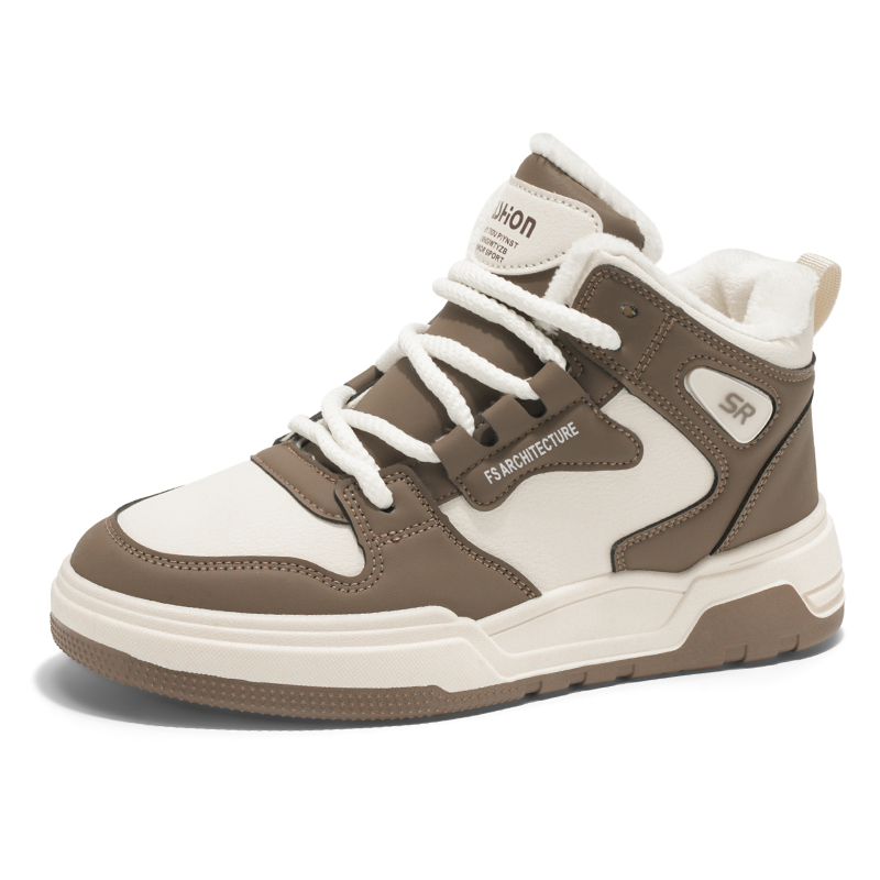 

Износостойкие мужские кроссовки Balance Mid-Top для скейтбординга TONYBEAR, Beige Khaki