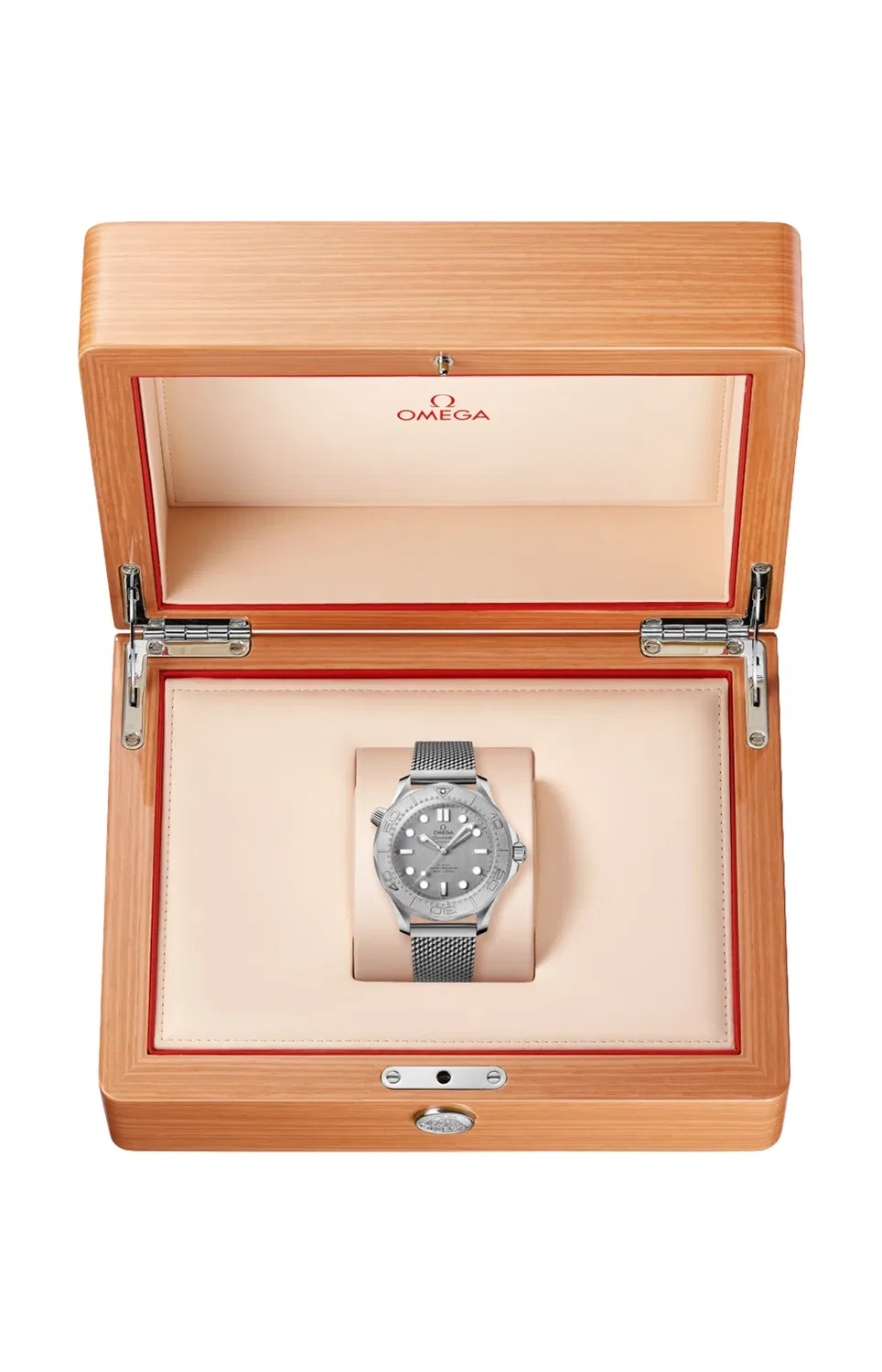 SEAMASTER DIVER 300M 42 ММ, НЕРЖАВЕЮЩАЯ СТАЛЬ НА НЕРЖАВЕЮЩЕЙ СТАЛИ - 210.30.42.20.06.002 OMEGA, золотой — фото 4