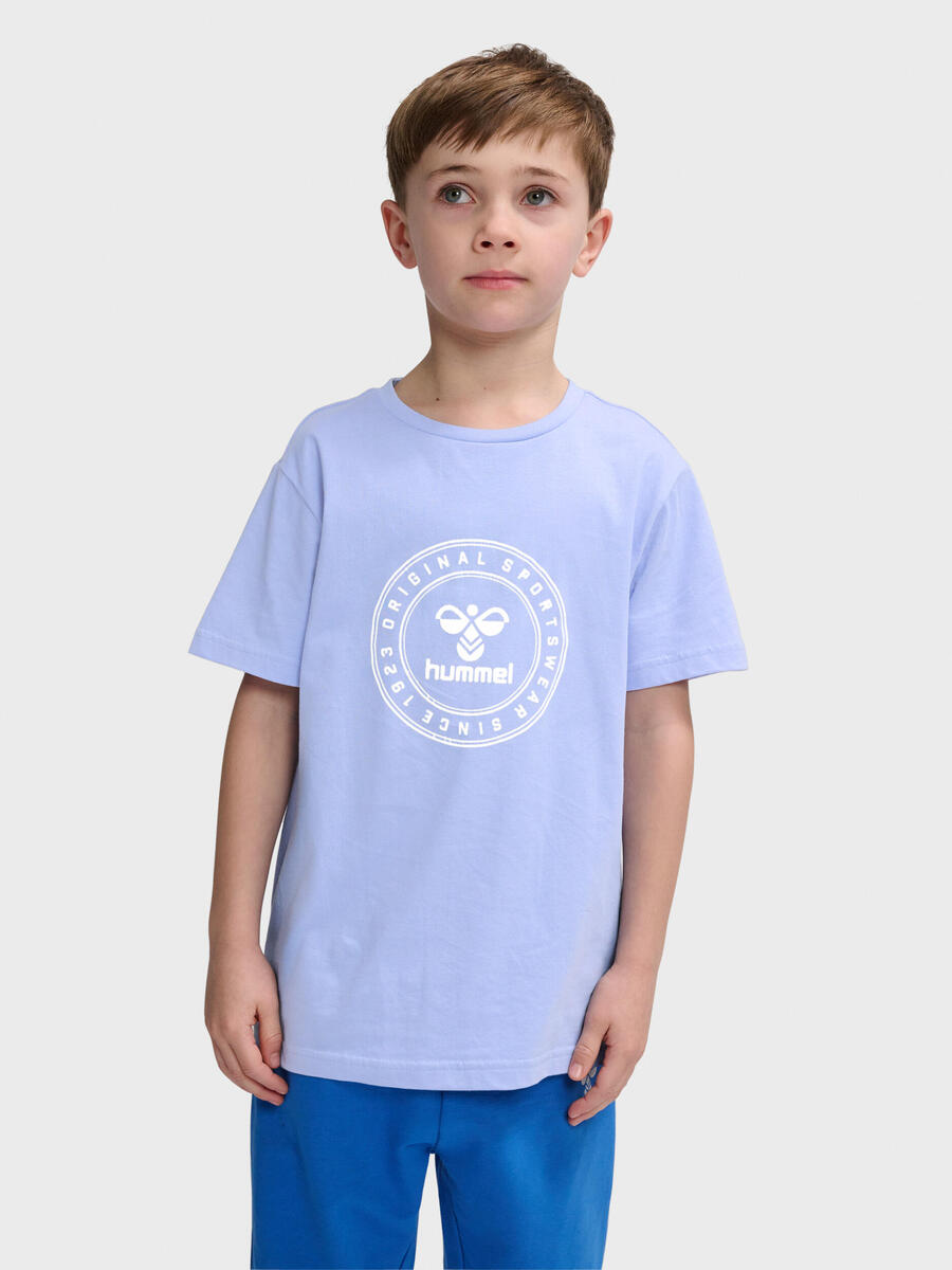 HUMMEL Футболка Hmltres Circle для мальчиков, спортивная, из органического хлопка — фото 3