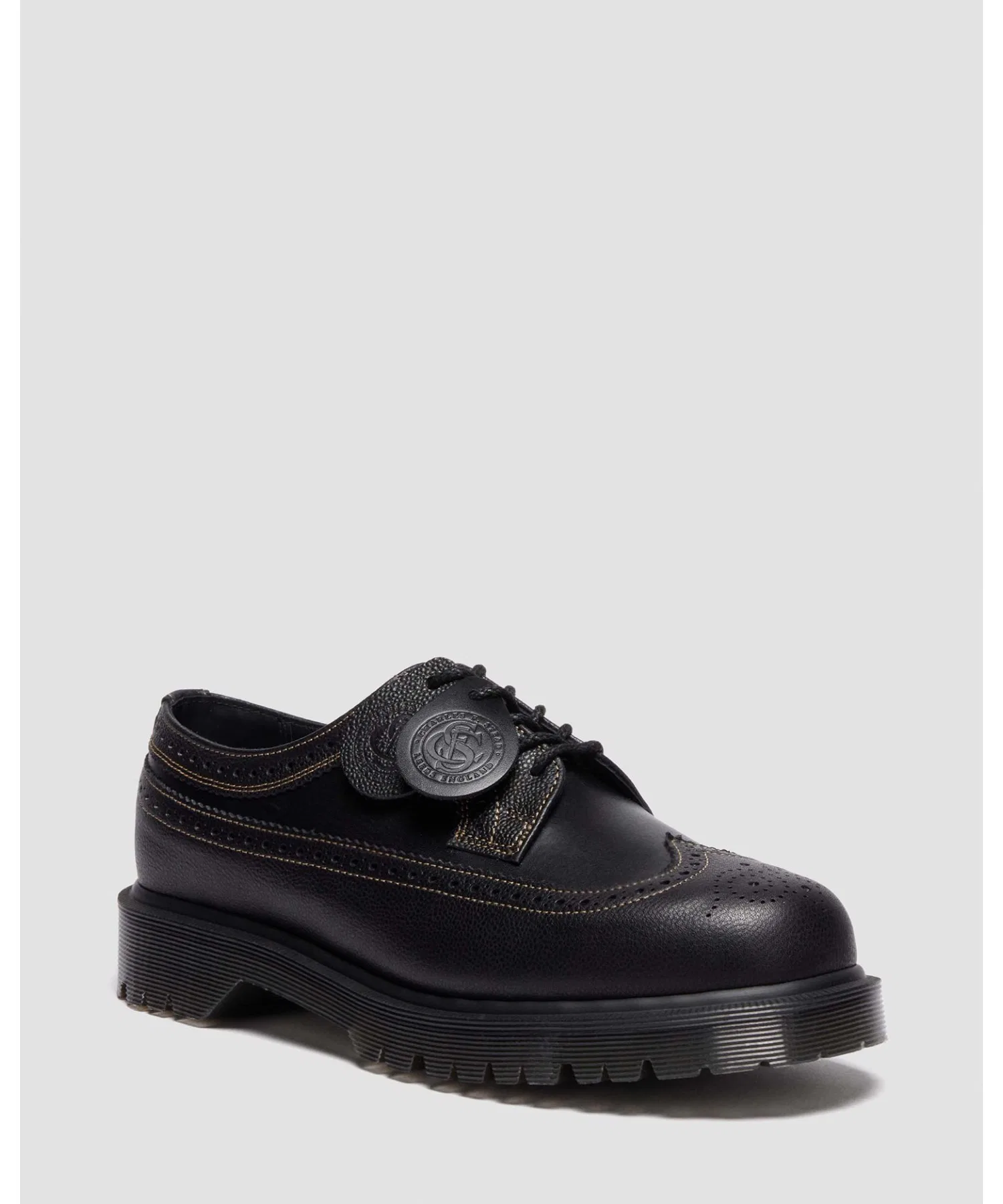 Мужские/женские ботинки Dr. Martens MIE 3989 из натуральной кожи, чёрные
