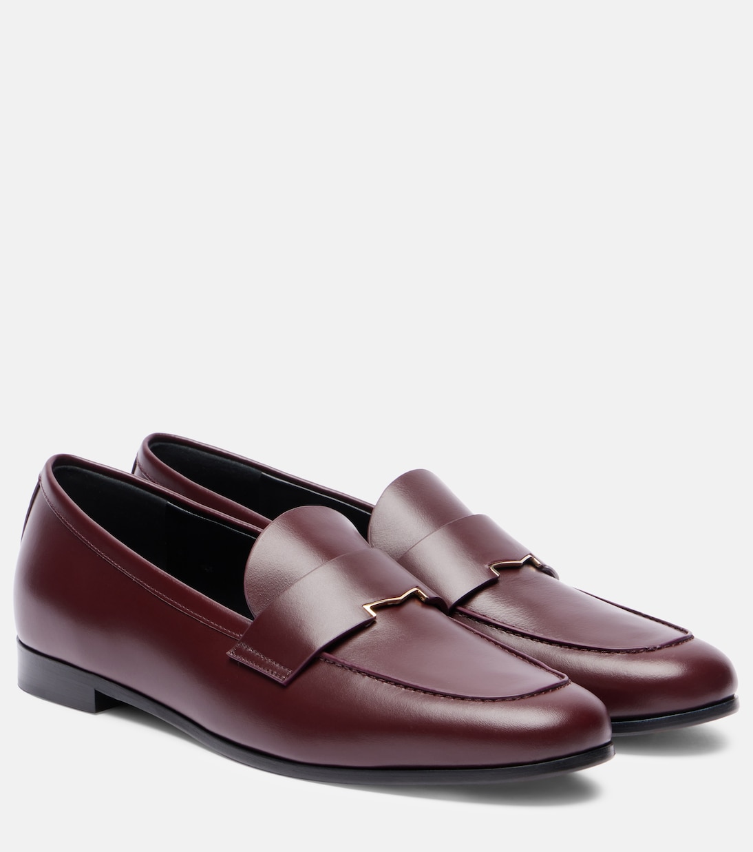 Кожаные мокасины Max Mara, Bordeaux