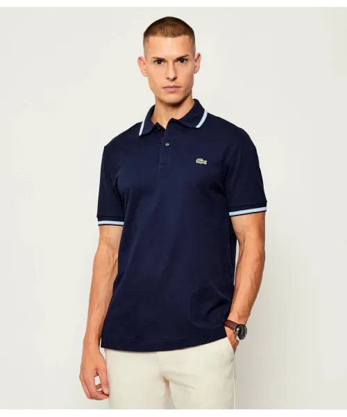 

Футболка поло Regular fit Lacoste, синий