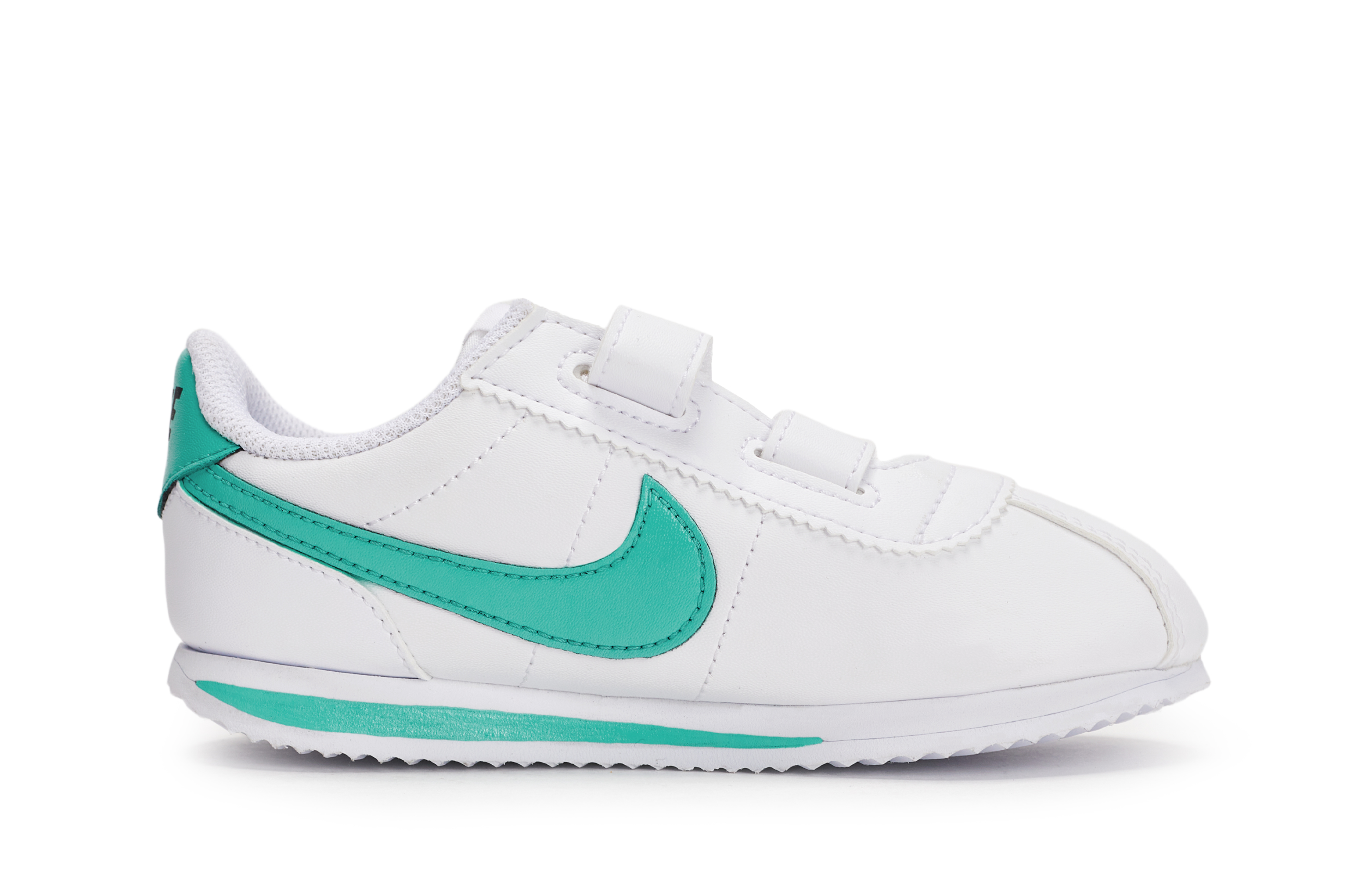 Кроссовки Cortez Basic SL Basic Sl с противоскользящей амортизацией и низким верхом для детей и малышей Nike, белый — фото 2