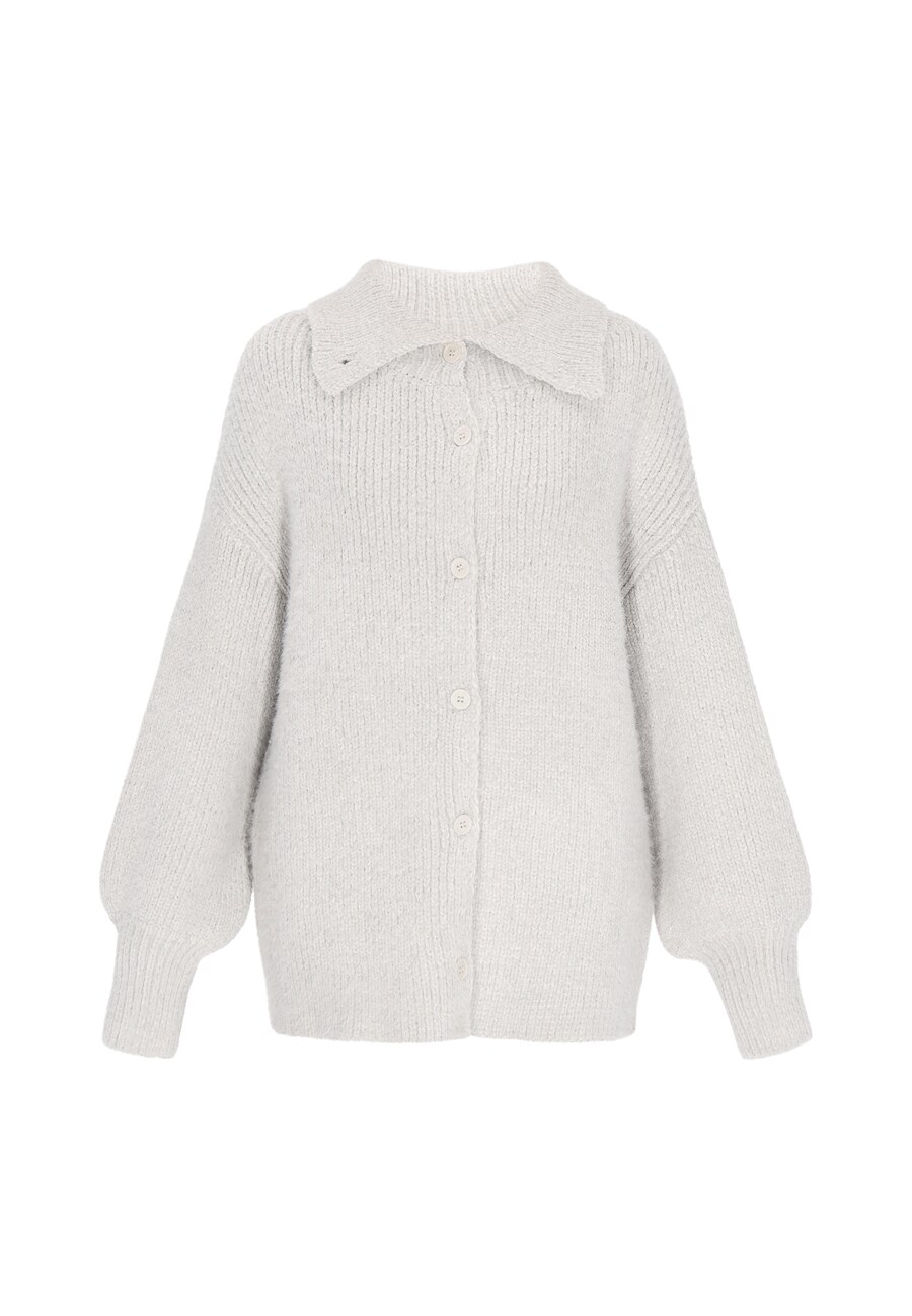 

Кардиган оверсайз DreiMaster Vintage, светло-серый