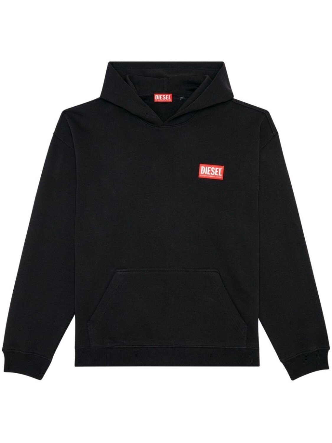 

Diesel худи S-NLabel-Hood-L1, черный