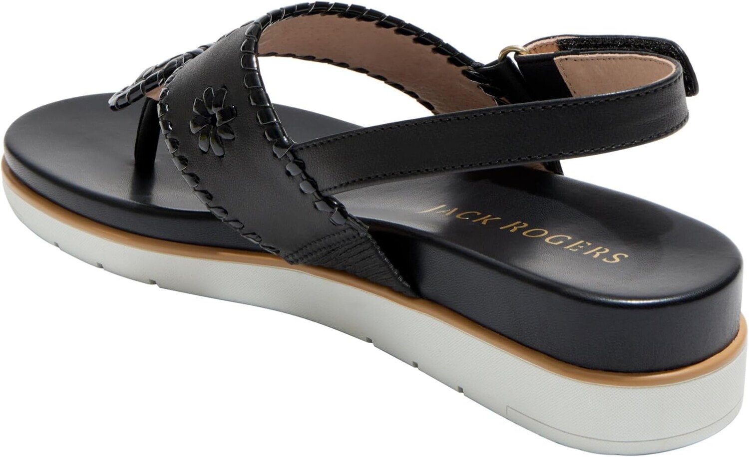 Сандалии Jack Rogers Jacks Weekend Sandals - Leather, черный — фото 4