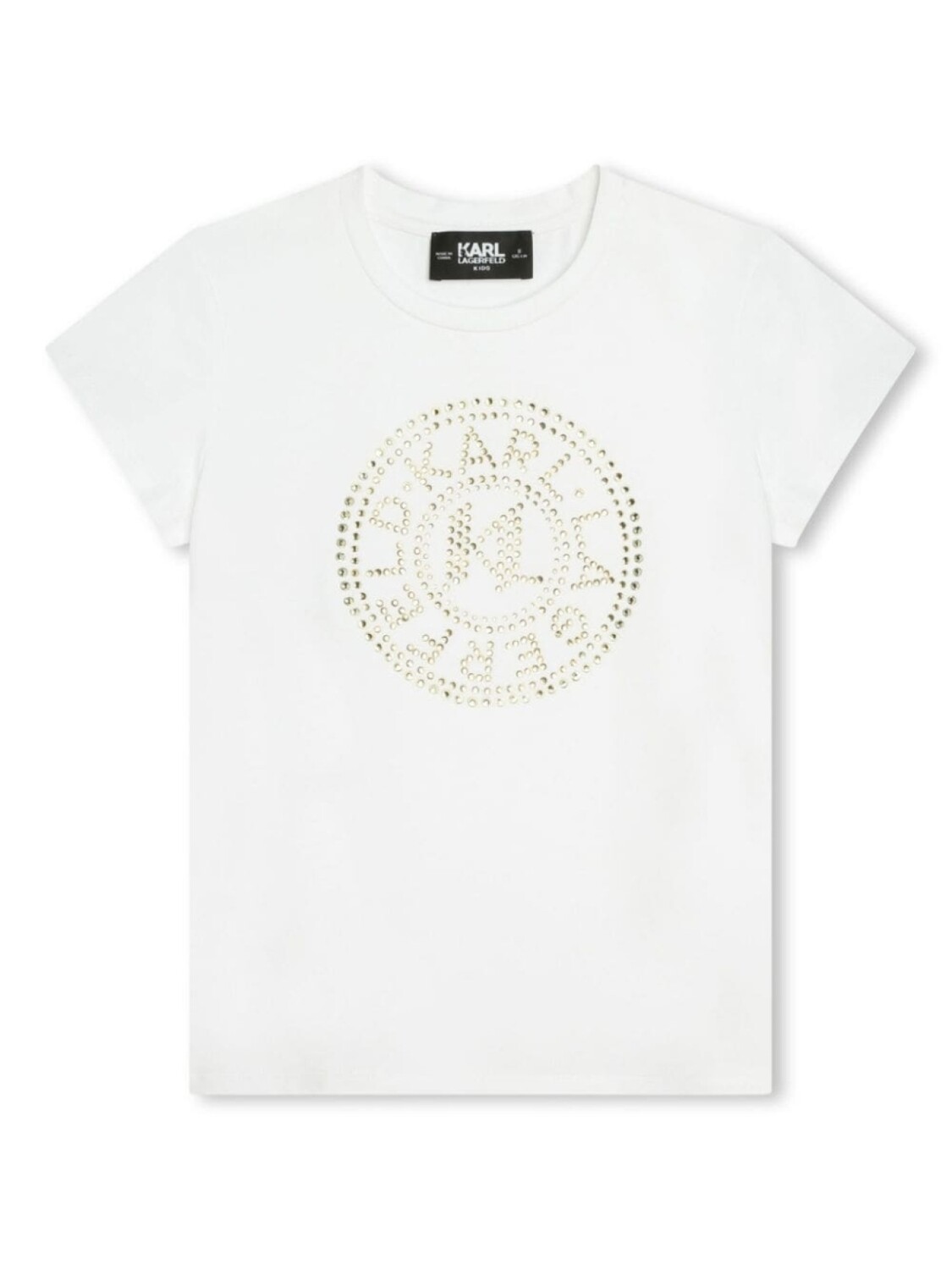 

Karl Lagerfeld Kids футболка с логотипом, белый