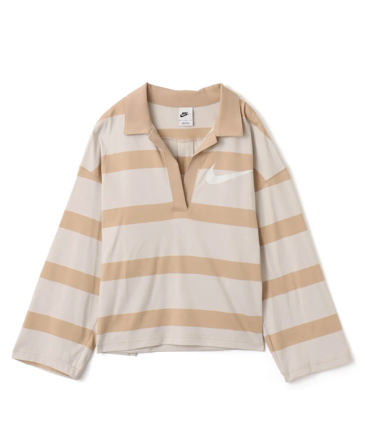 Топ Nike Sportswash Prep с длинным рукавом, бежевый
