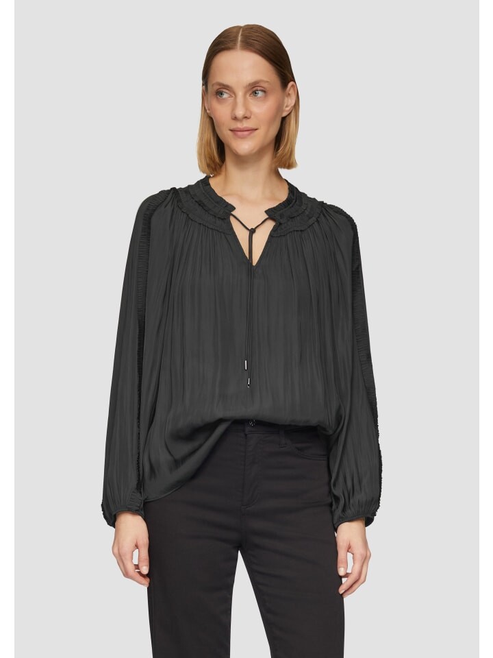 

Блуза s.Oliver BLACK LABEL Bluse langarm, черный