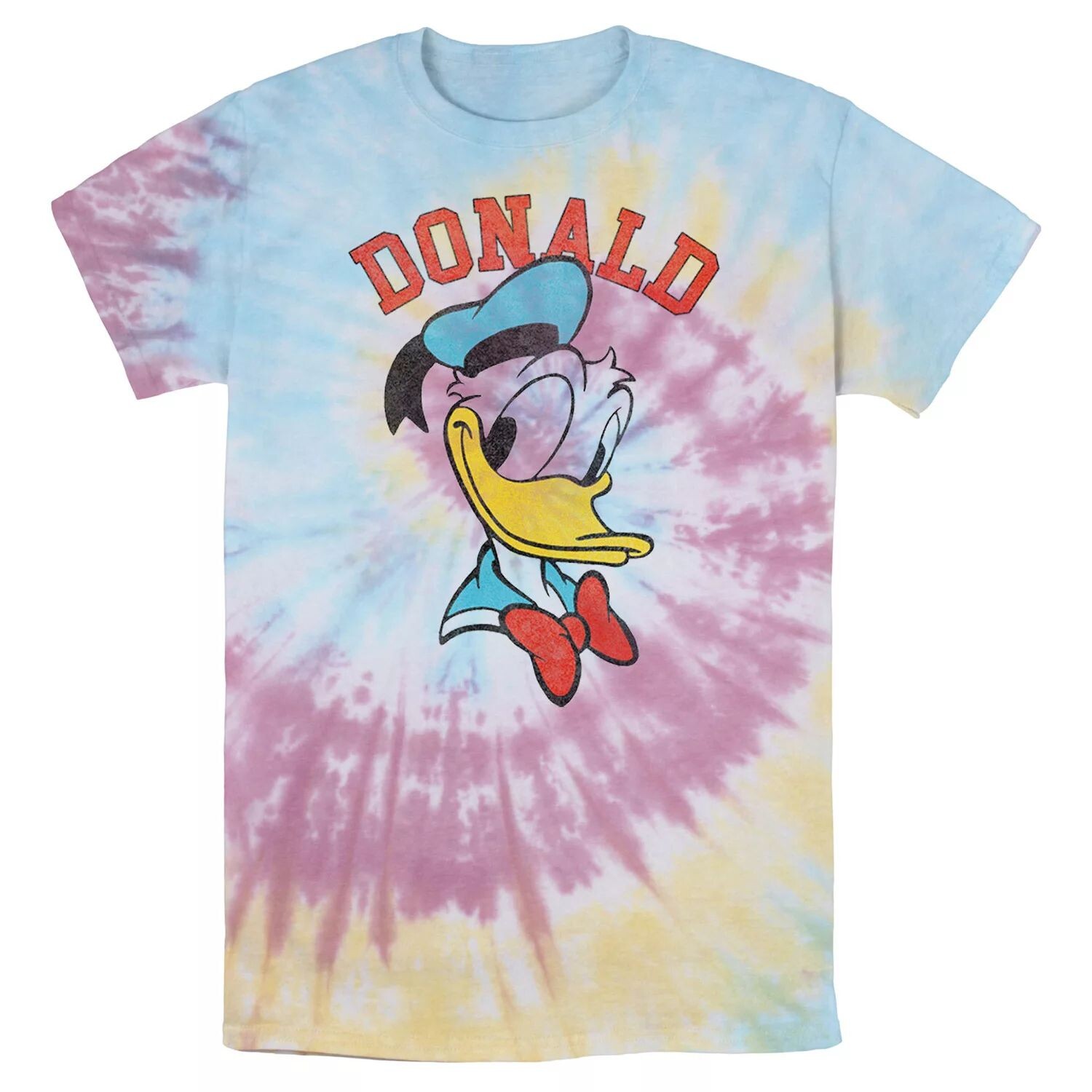 

Мужская футболка Disney Mickey And Friends Donald Duck Happy Big Face Wash Licensed Character