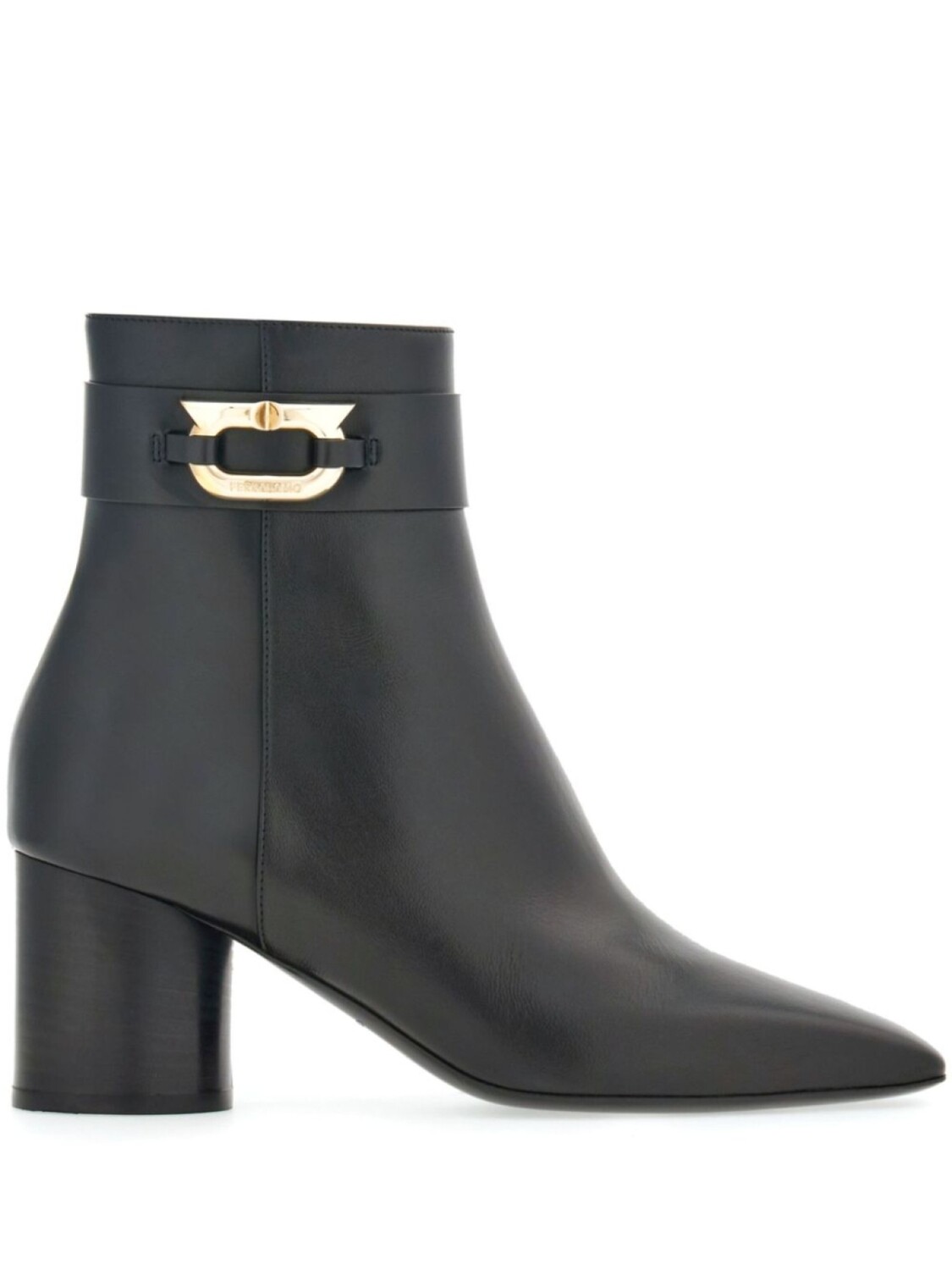 Ботильоны Gancini 60 Ferragamo, черный