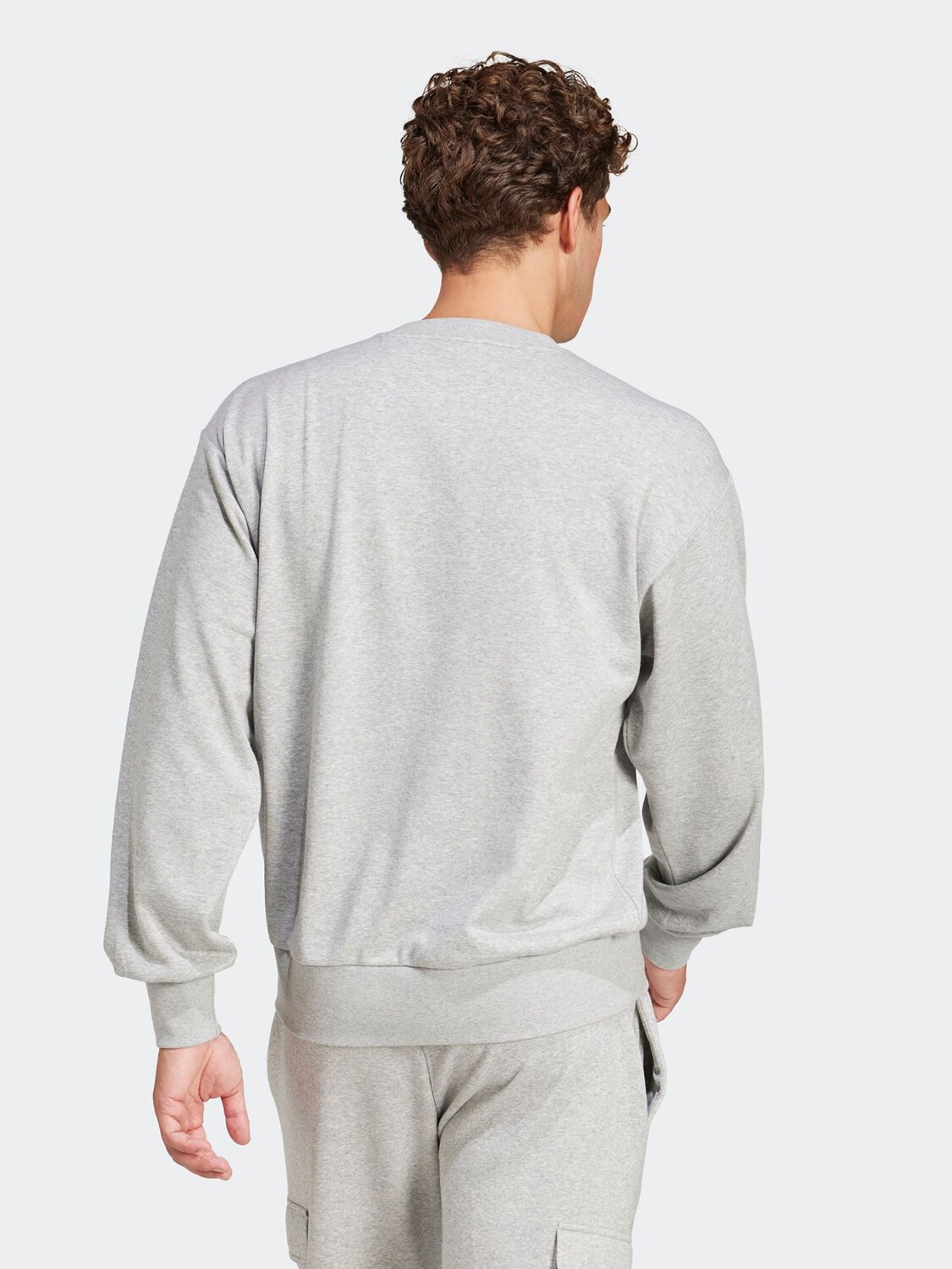 Adidas Sportswear Спортивный свитшот 'FEELCOZY' в крапчатом сером цвете — фото 3