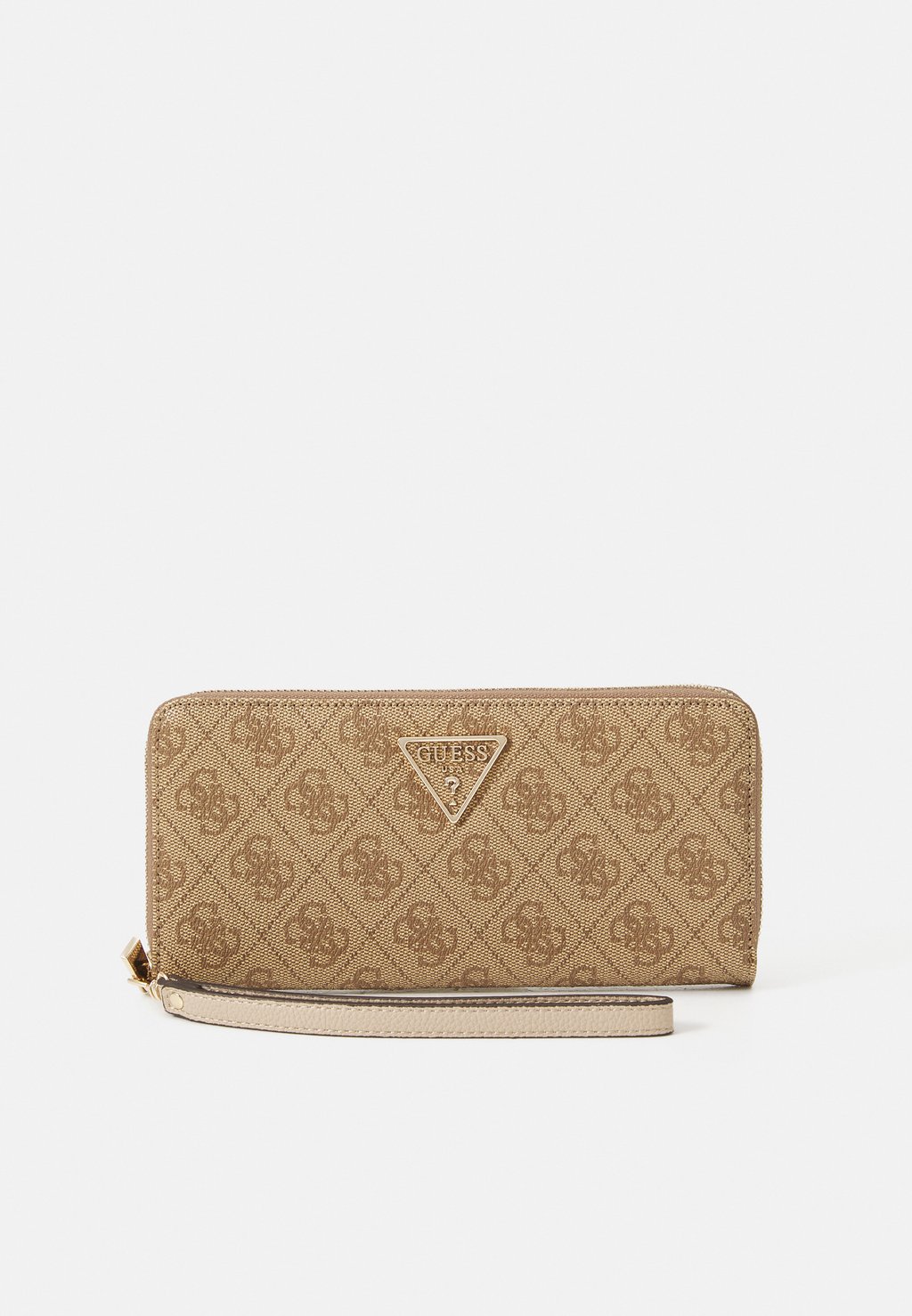

Кошелек LAUREL LARGE ZIP AROUND Guess, бежевый