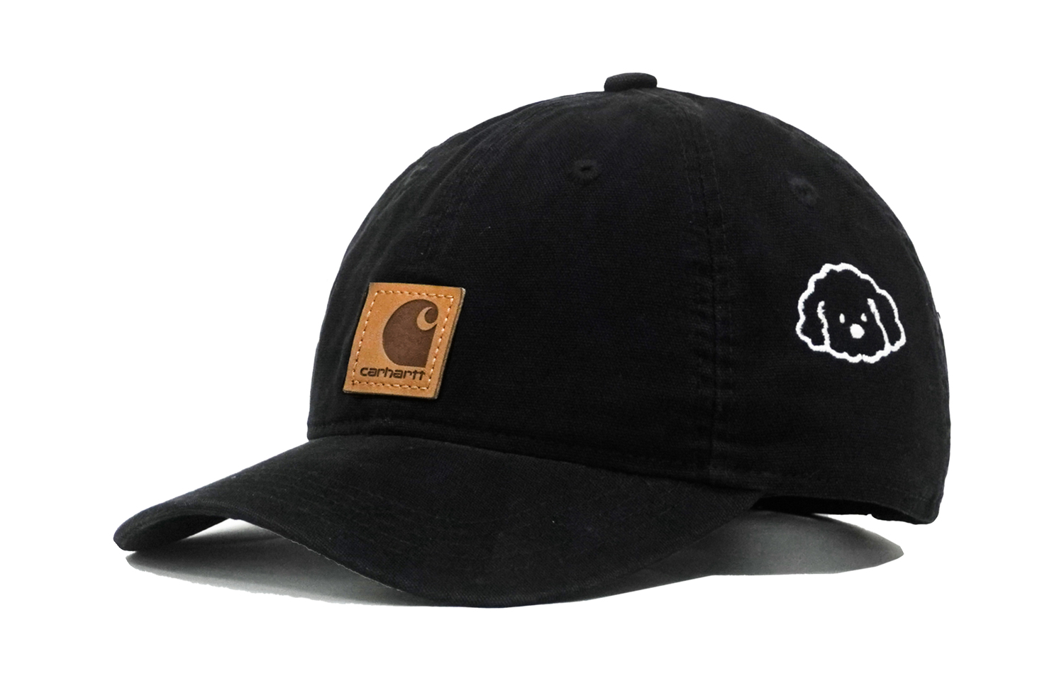 

Carhartt Хлопковая бейсболка унисекс черная, Black