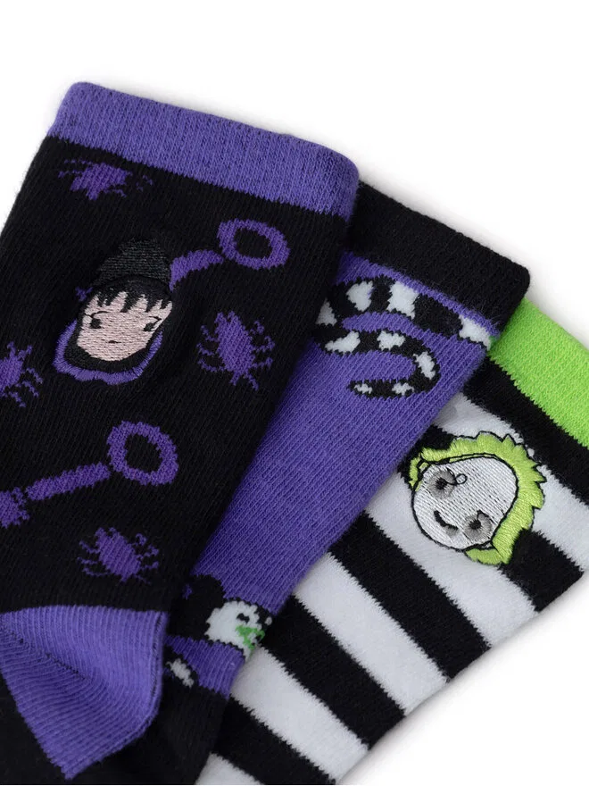 Длинные носки ACCCS-AW24-324WBBJ Разноцветные BEETLEJUICE — фото 2