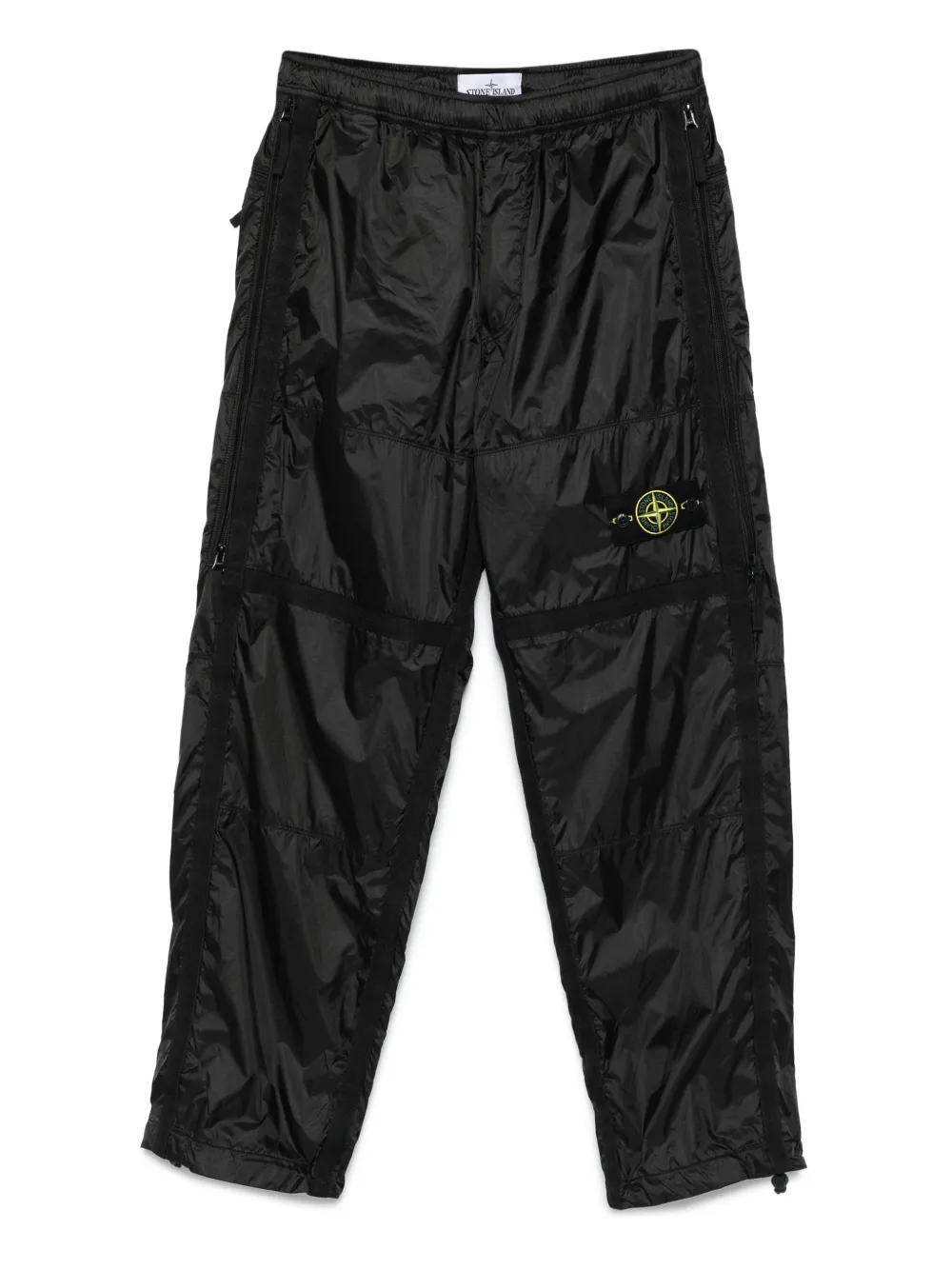 

Брюки с молнией и вставками Stone Island, черный