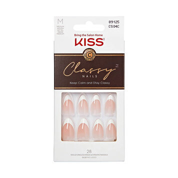 

Накладные ногти Kiss Classy M Французский клей 28 шт.