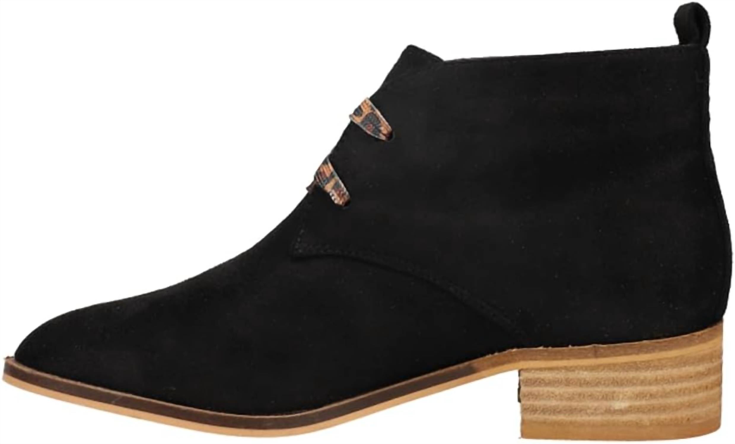 Женские ботинки-ботильоны на шнуровке в черном цвете Corkys Footwear — фото 3