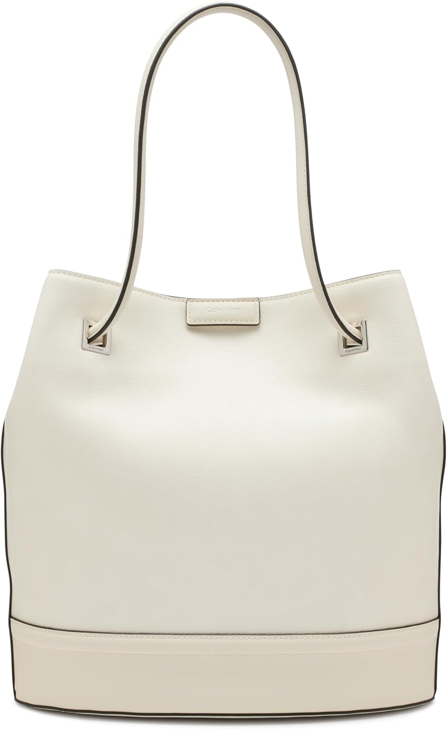 

Женская сумка-тоут Calvin Klein Ash - North/South, веганская кожа, 2 кармана, Cherub White, Белый, Женская сумка-тоут Calvin Klein Ash - North/South, веганская кожа, 2 кармана, Cherub White