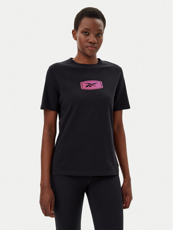 

Футболка обычного кроя 100218927 139-18-00 Reebok, черный