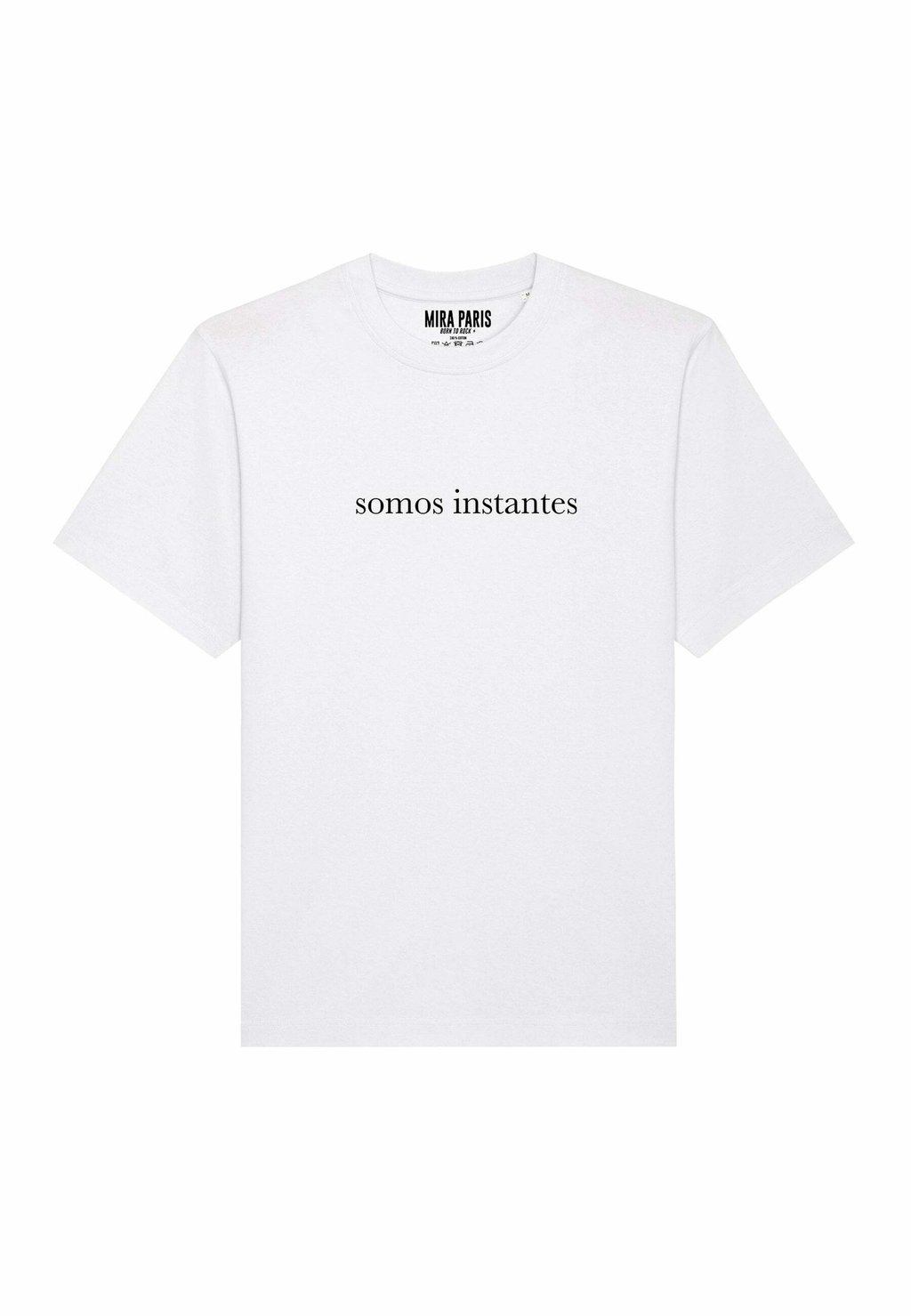 

Футболка с принтом SOMOS INSTANTES PRINT HEAVYWEIGHT Mira Paris, белый