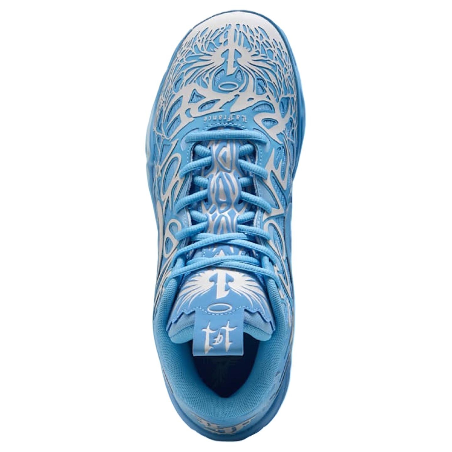 Баскетбольные кроссовки LaMelo Ball MB.04 LaFrancé Puma, серо-голубой — фото 4