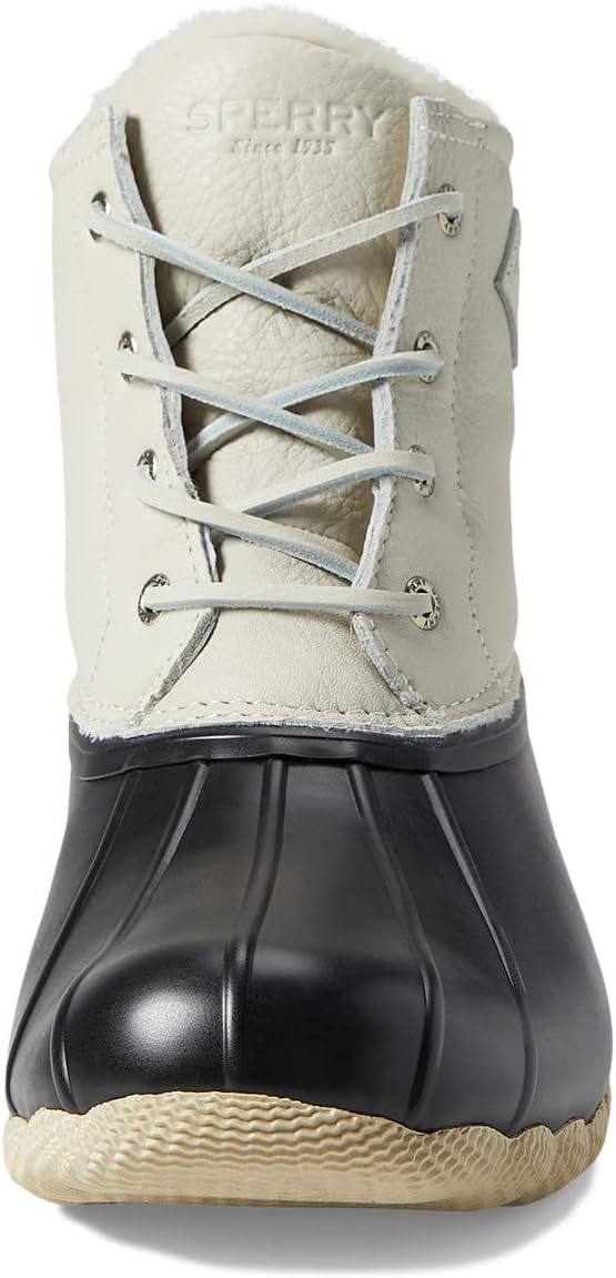 Ботинки Sperry Saltwater Winter Lux Leather, цвет Ivory/Black — фото 2