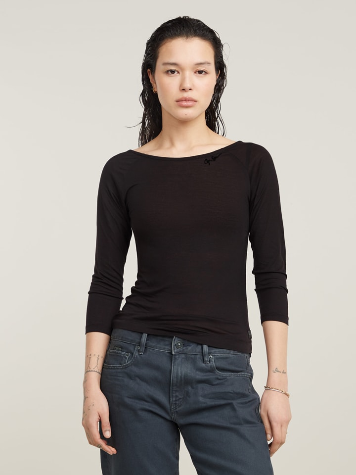 

G-Star Черная футболка, Черный, G-Star Черная футболка