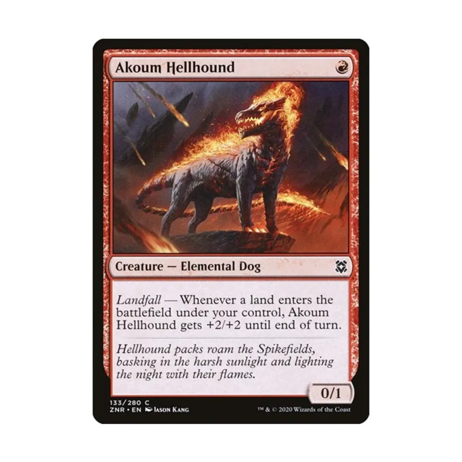 

CCG Акум Адская гончая (К), MTG - Zendikar Rising