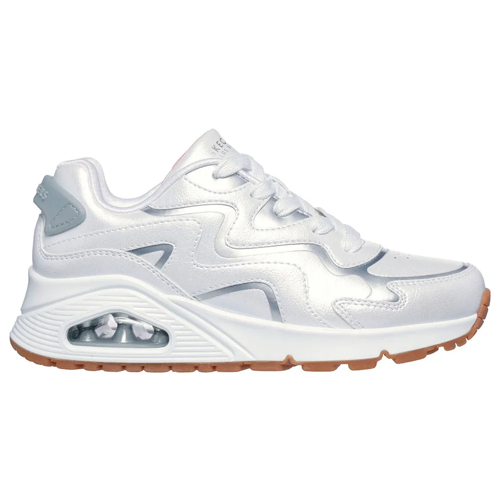 Кроссовки Skechers Uno Gen1 Wavy Shimmer, белый — фото 2