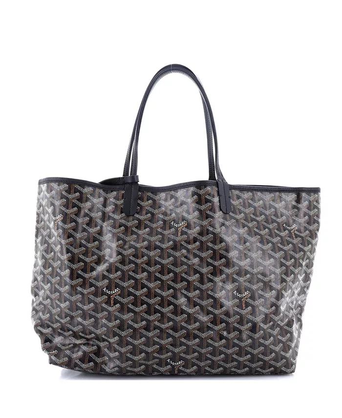 

Сумка-тоут PM Saint Louis из лакированного холста Pre-Owned Goyard, черный