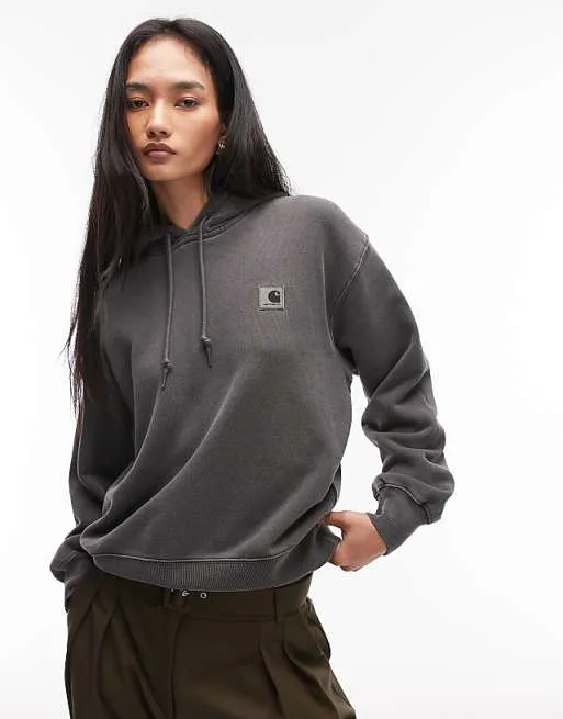 

Черная толстовка с капюшоном Carhartt WIP nelson