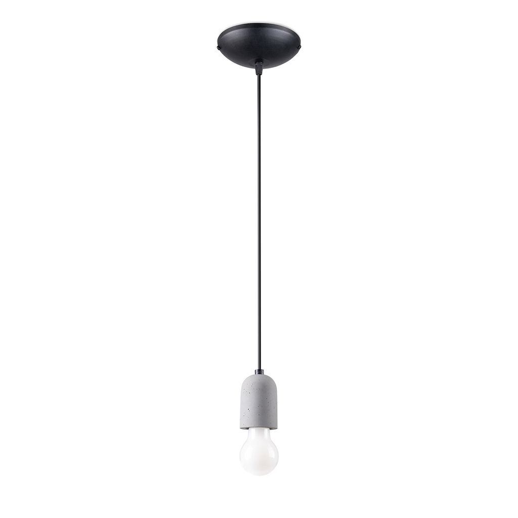 

Подвесной светильник NESO 1 1xE27 15Вт ПВХ, бетон 115x14x14см Sollux Lighting, мультиколор