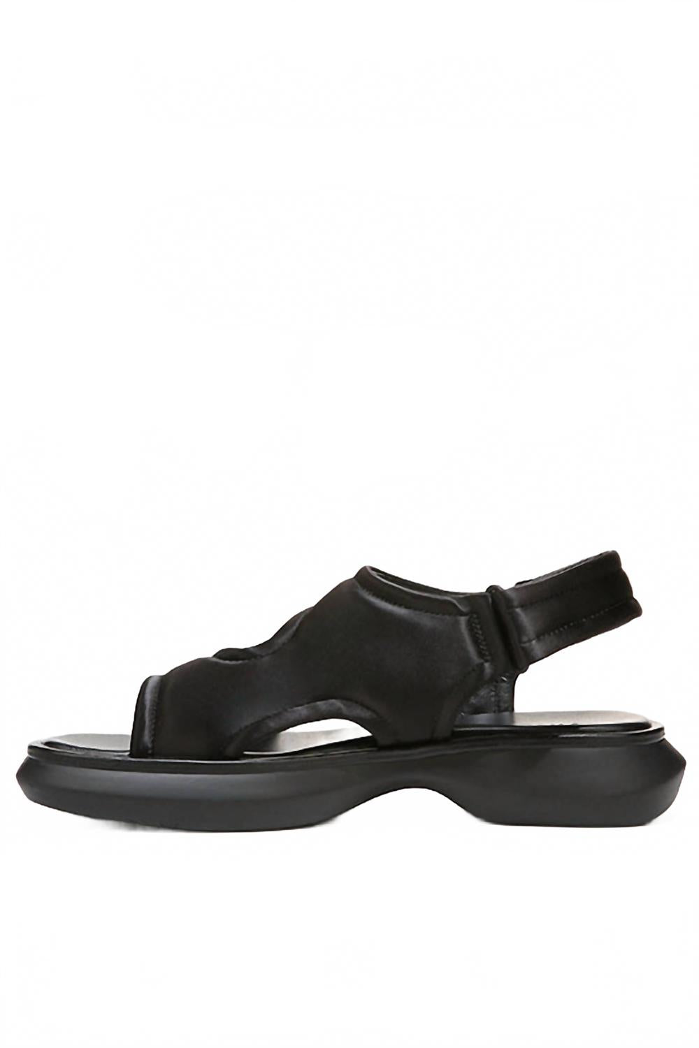 Women's Fresca Satin Sandal In Black Vince — фото 3