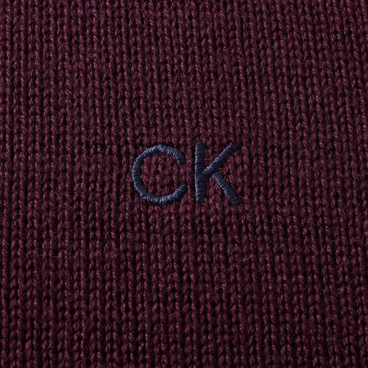 Свитер шерстяной Calvin Klein, Бургундия — фото 4