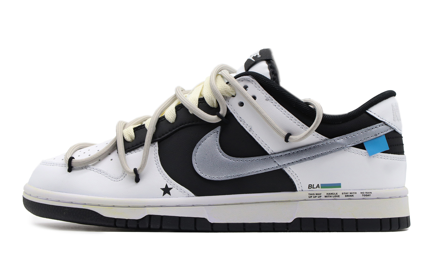 

Кроссовки Nike Dunk Skateboard Shoes Women's Low-Top Black White