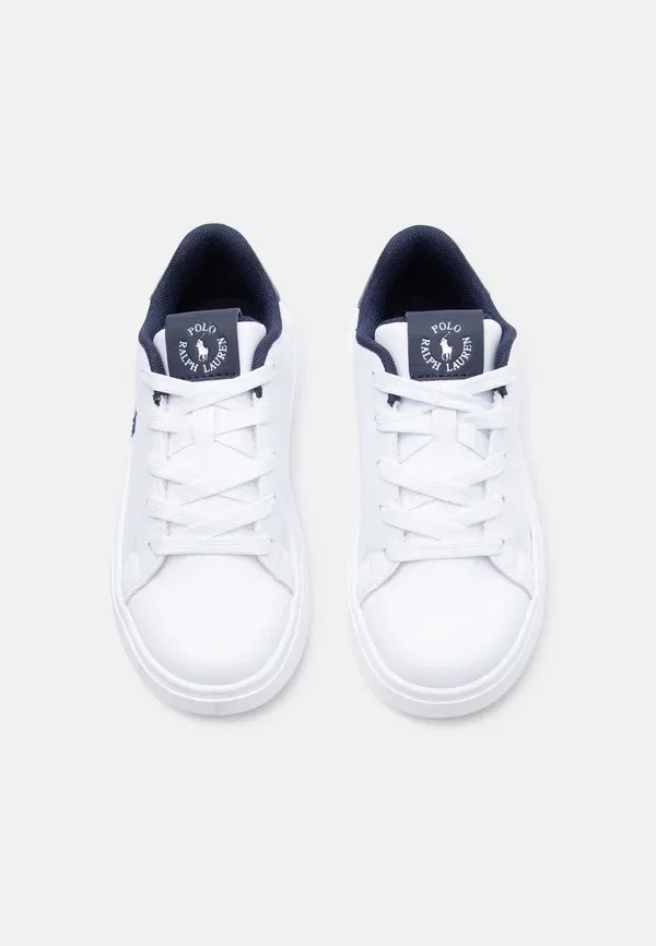 Кроссовки Heritage court super trainers Polo Ralph Lauren, белый/темно-синий — фото 4
