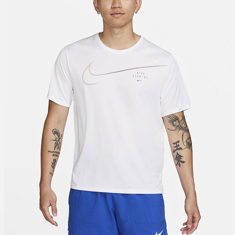Футболка Dri-Fit для мужчин Nike, белый — фото 4