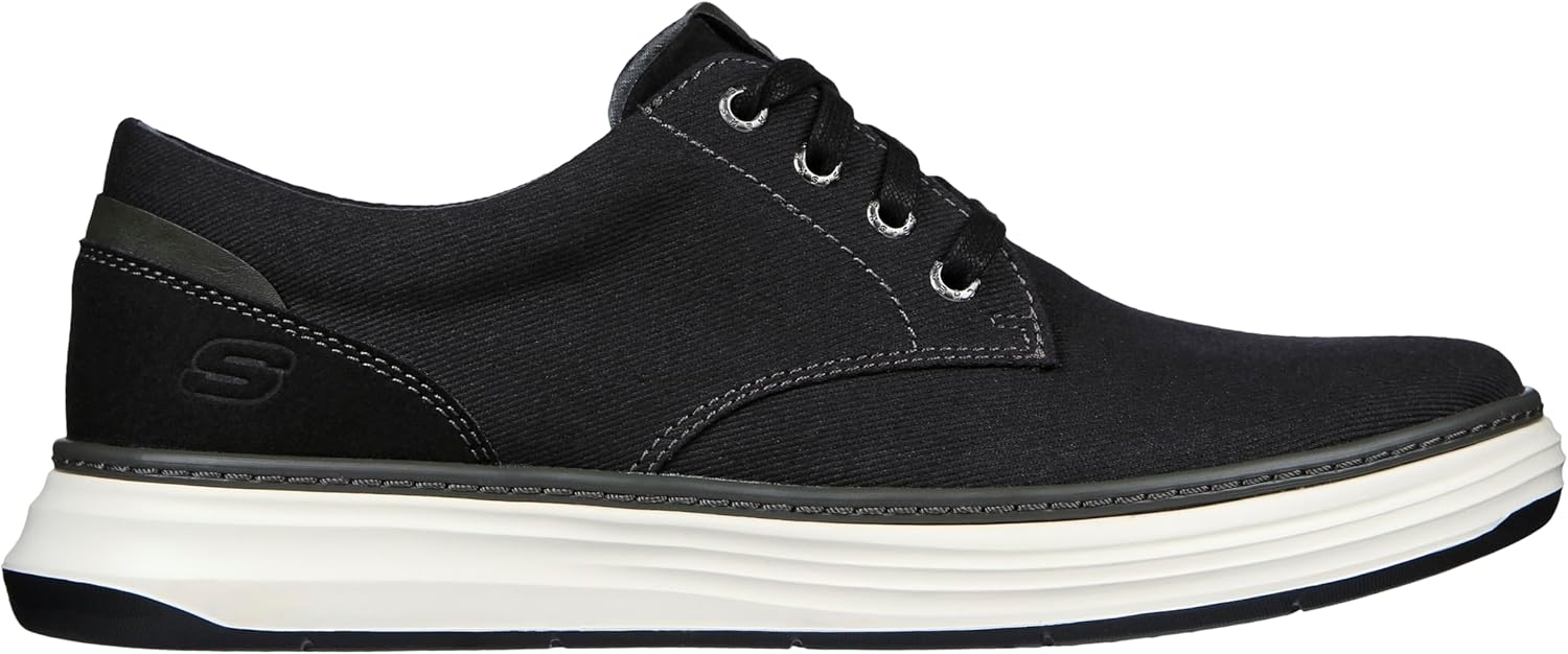 Мужские кеды Skechers Ederson Moreno из канвы, черный — фото 4