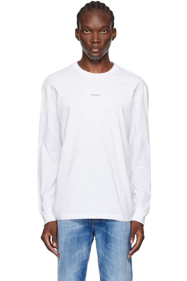 

Футболка с длинным рукавом Regular Fit Dsquared2, белый