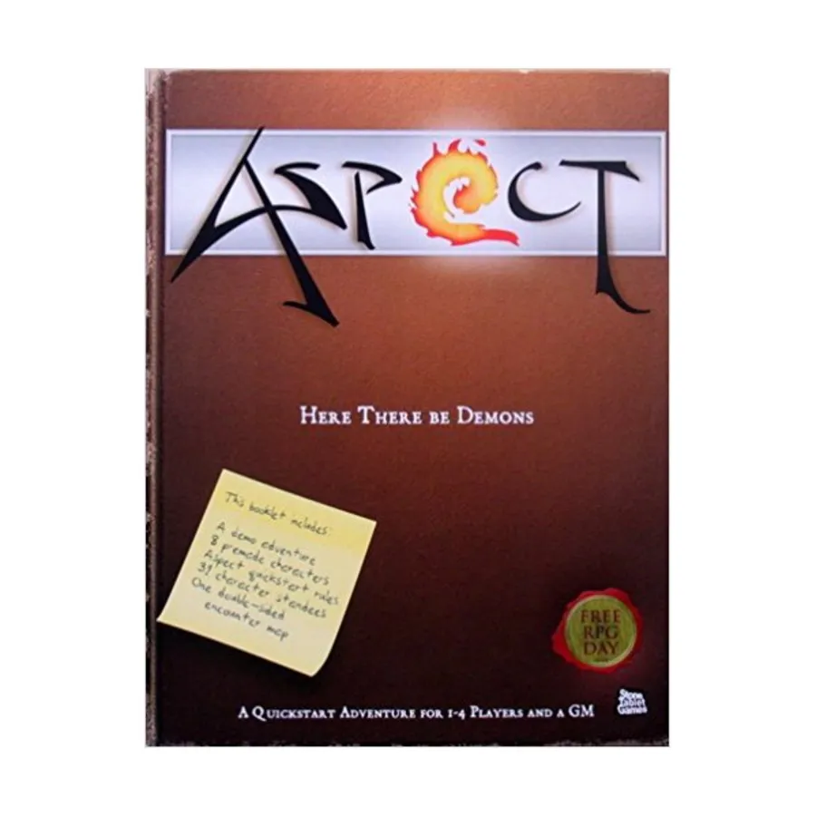 

Модуль Quickstart Rules w/Here There be Demons, Aspect