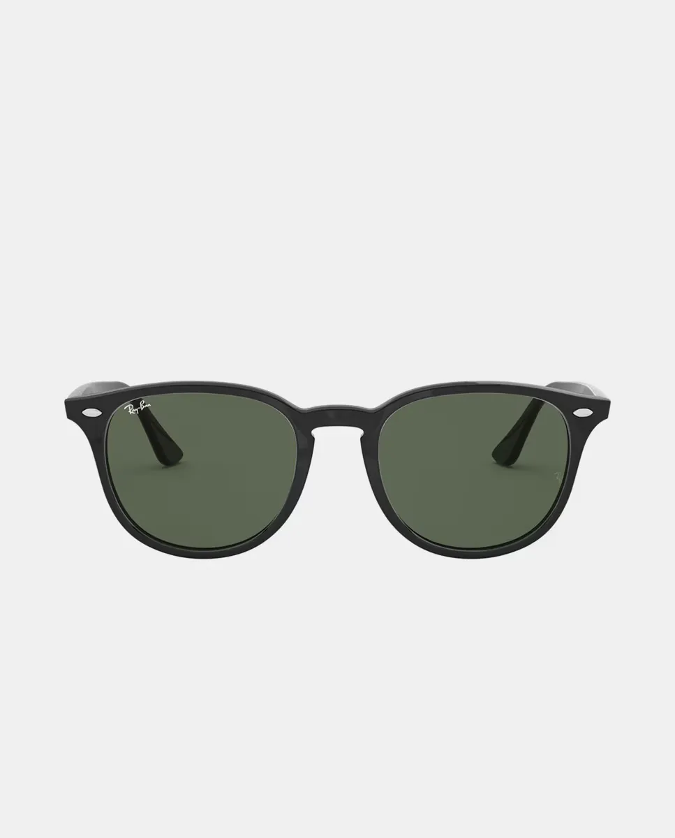

Унисекс овальные солнцезащитные очки из литого пластика Ray-Ban, черный