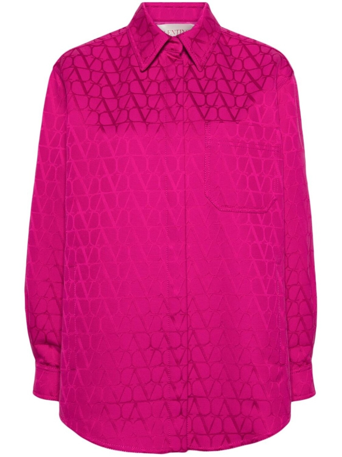 

Valentino Garavani жаккардовая куртка-рубашка Toile Iconographe, розовый