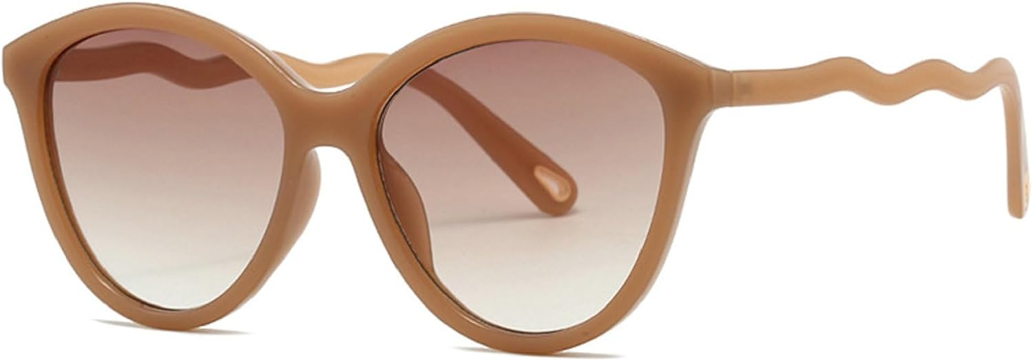 

Большие солнцезащитные очки «кошачий глаз» для женщин и мужчин, для путешествий, роскошные, с леопардовым принтом, женские, с защитой от УФ-излучения UV400 Melrose, Brown